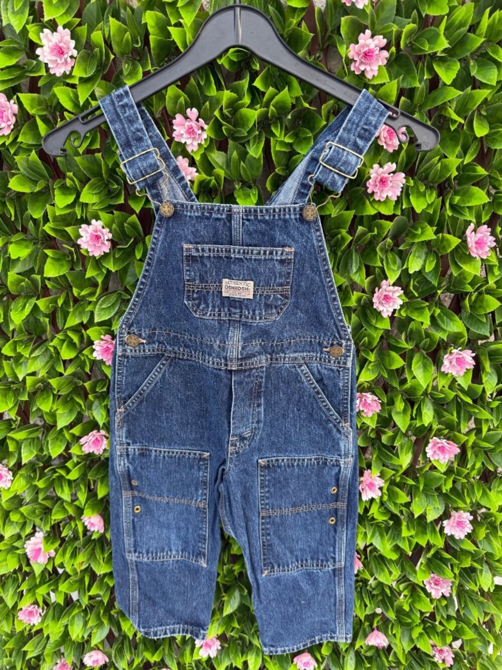 90s OshKosh Denim Overalls Made in Canada Sz 3X